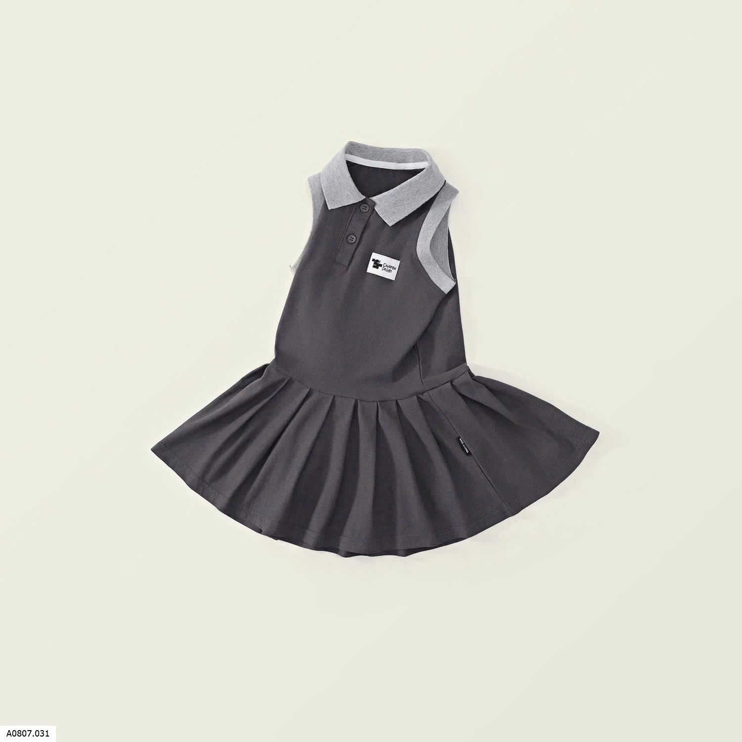 SET BỘ, VÁY POLO PREMIUM ICON CHO BÉ SỈ set bộ: 140k  váy: 128k 