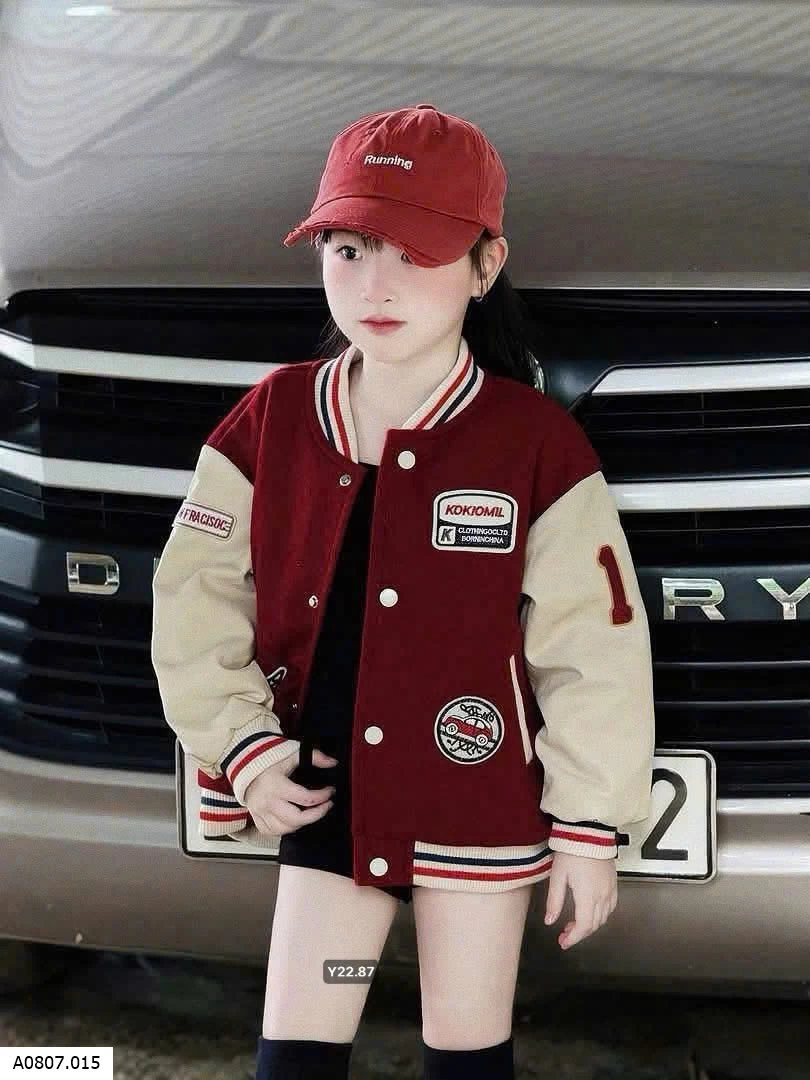  ÁO BOMBER BÓNG CHÀY CHO BÉ  Sỉ 165k