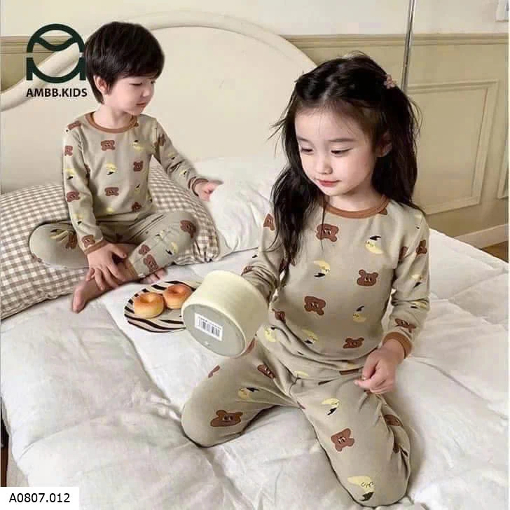 BỘ MẶC NHÀ DÀI TAY HÃNG #AMBBKID Sỉ SIZE 80-150 : sỉ 125k  Size 160:  sỉ 140k 