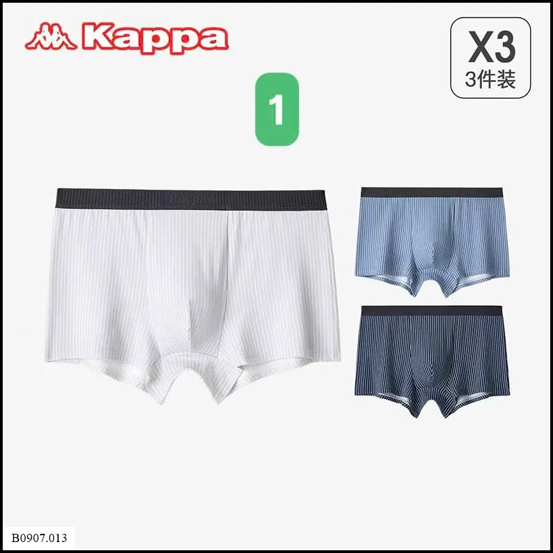 SET 3 QUẦN SỊP ĐÙI KAPPA CHO NAM Sỉ giá 132k