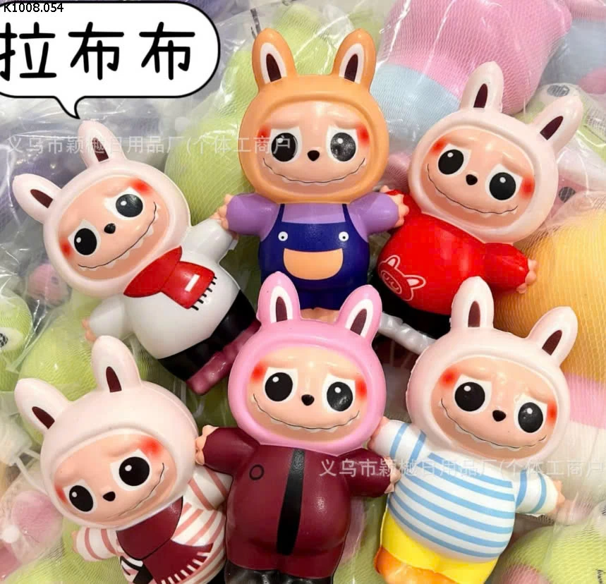 Squishy hình Labubu Si 55k/1 set 5 con mixx màu ngẫu nhiên