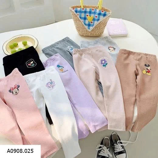 Quần Leg Disney giữ nhiệt dày dặn siêu kute   Sỉ 70k