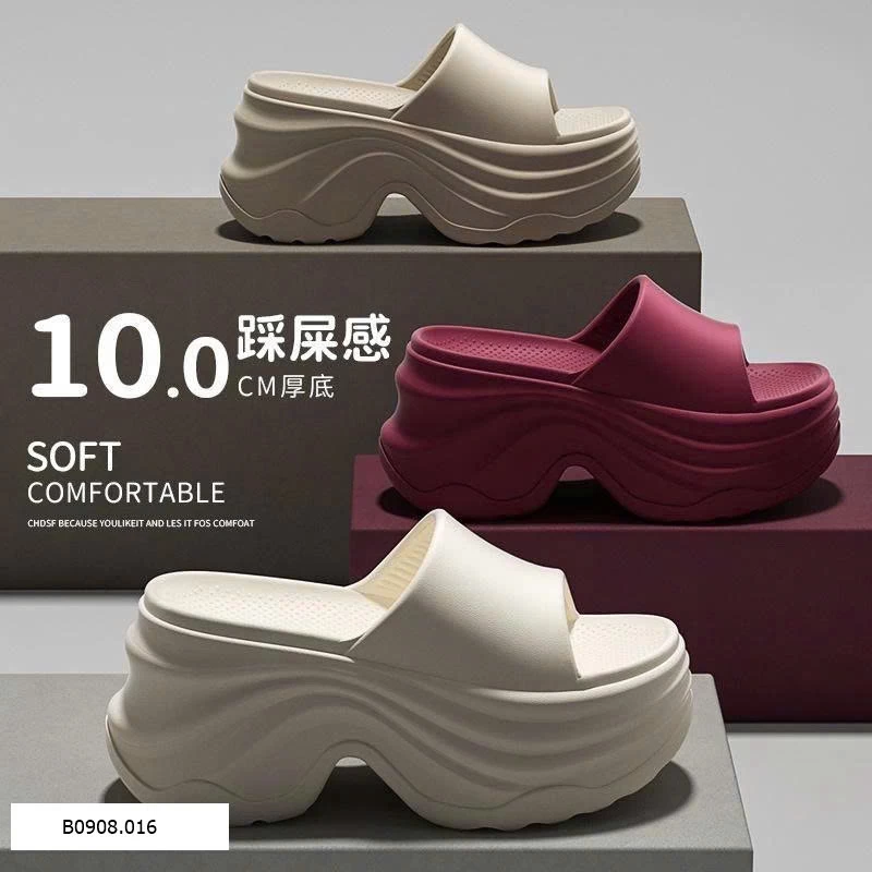 DÉP NỮ ĐẾ DÀY VIỀN SÓNG   Sỉ 90k