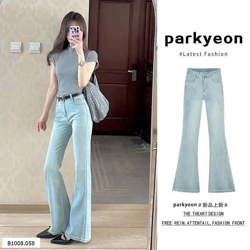 QUẦN JEAN ỐNG LOE CHO NỮ    Sỉ 145k