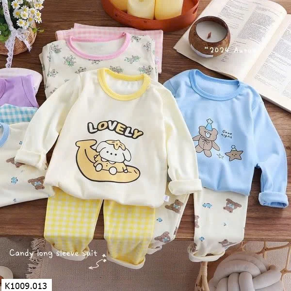 BỘ THU ĐÔNG 6 MẪU CHO BÉ HOMESWEAR giá sỉ  Size 80-110 : 49K/1B Size 110-150 :  63k/1b