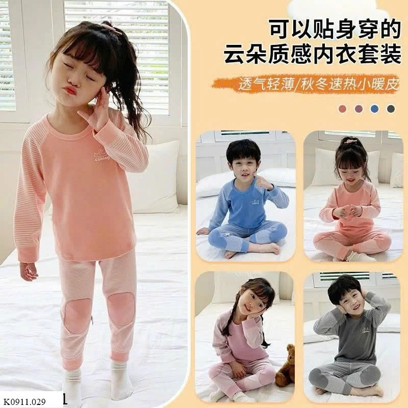 BỘ MẶC NHÀ DÀI TAY   Giá sỉ như sau: Size 80-120:75k Size 130-170: 95k