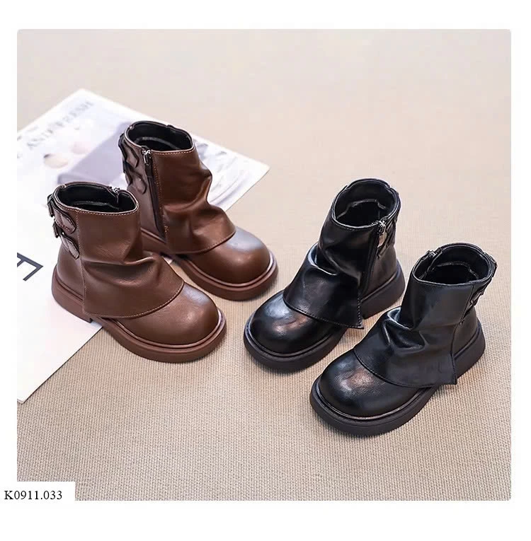  BOOT DA PU CỔ THẤP CHO BÉ  Giá sỉ như sau: Sz 26-30: 168k Sz 31-36: 178k