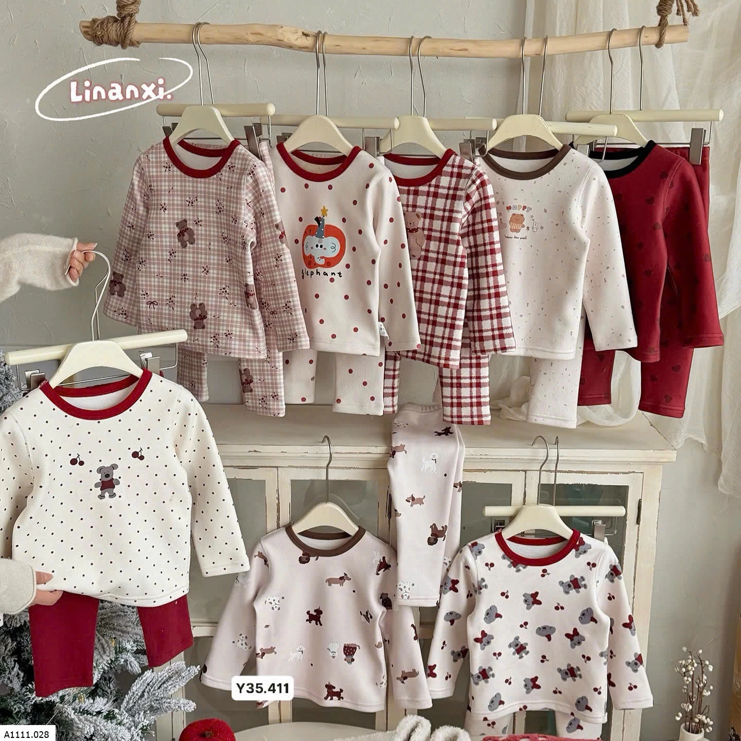 Bộ lót lông cừu Linanxi chính hãng Giá sỉ 170k