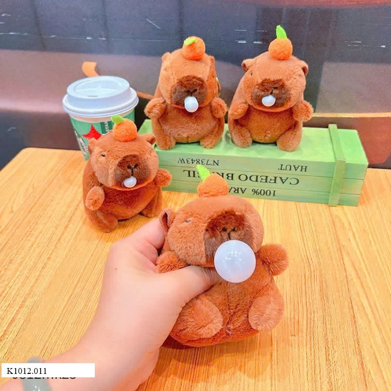 SET 2 CHÚ MÓC TREO CAPYBARA BÔNG Sỉ 65k/ 1 sét 2 con