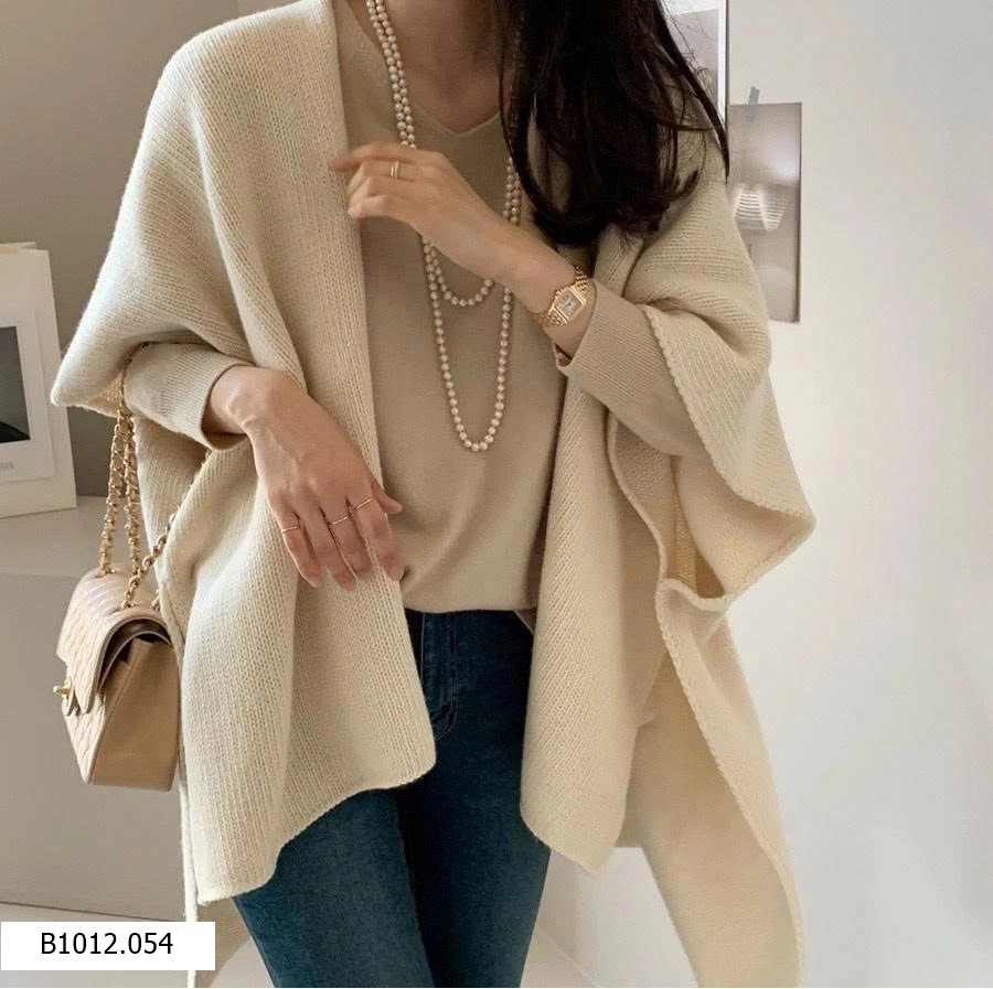 ÁO KHOÁC LEN CHOÀNG DÁNG RỘNG SANG TRỌNG   Giá sỉ 150k