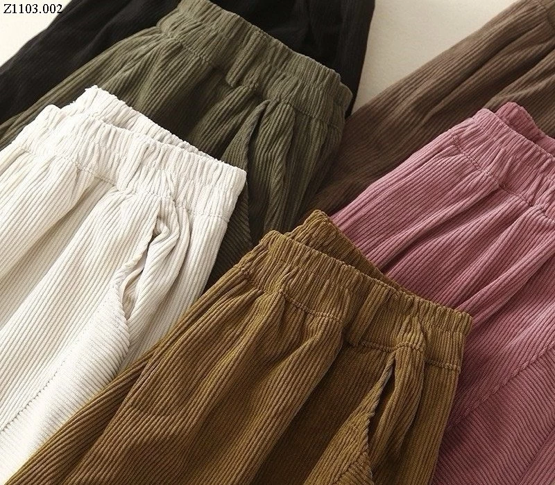 Mẫu quần vintage nên dáng baggy sẽ rộng rãi thoải mái Sỉ 155k
