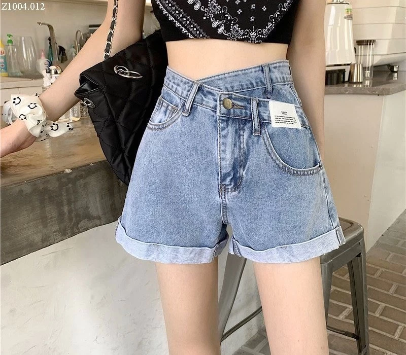 QUẦN SHORT JEAN CẠP CHÉO Si 105k