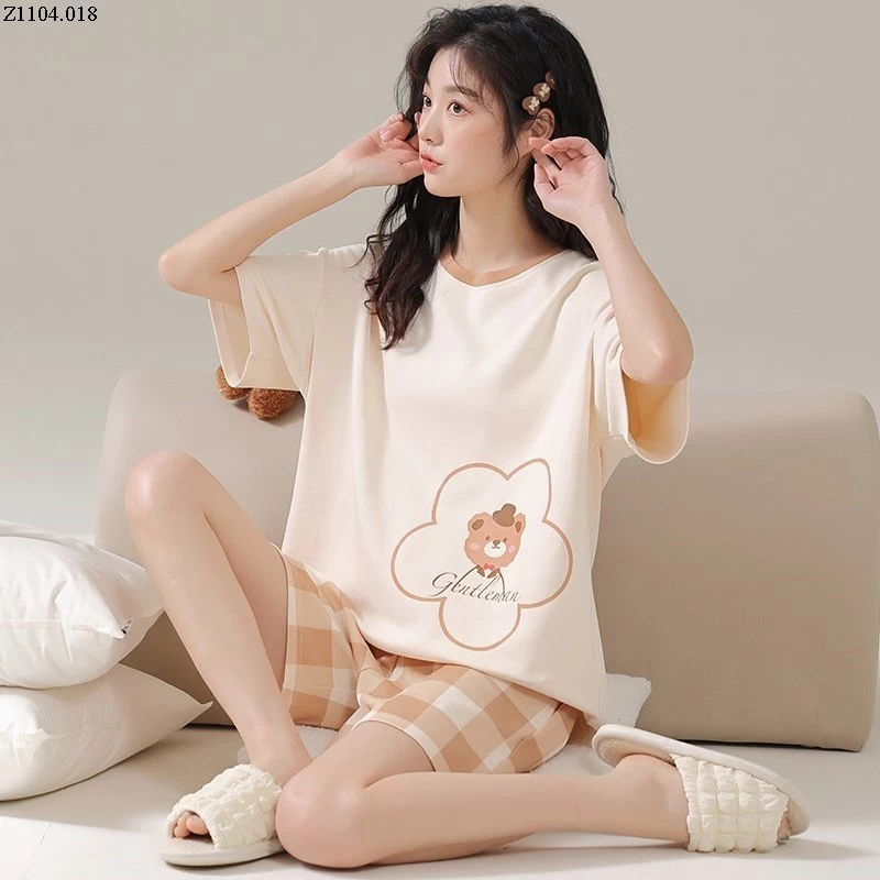 BỘ COTTON CỘC TAY NỮ Si 106k/bộ