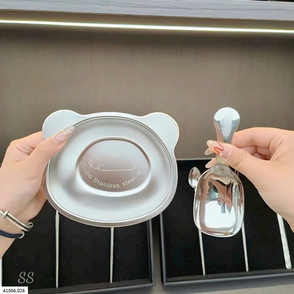 SET THÌA KHAY INOX   Sỉ 47k/1 set