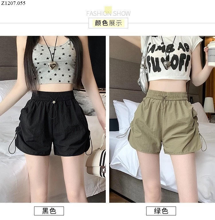 QUẦN SHORT LƯNG CHUN DÂY RÚT  Sỉ 97k