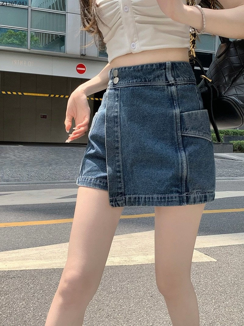 QUẦN SHORT JEAN GIẢ VÁY  Sỉ  120k