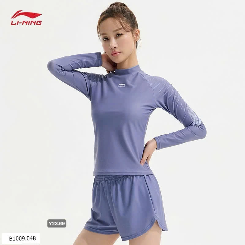 BỘ BƠI NỮ LINING DÀI TAY   Giá sỉ 290k