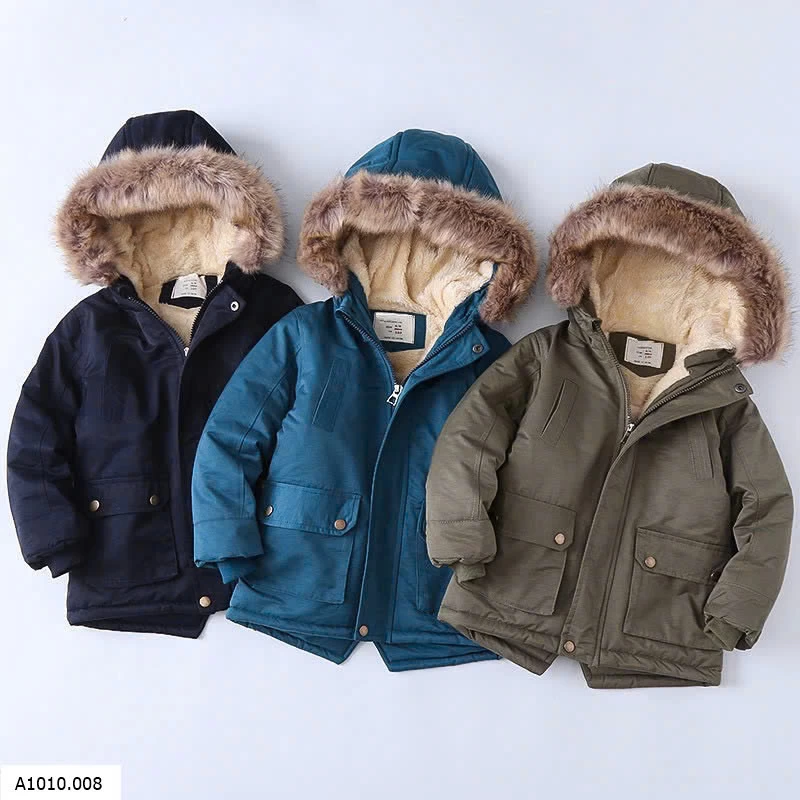 PARKA LÓT LÔNG CAO CẤP CHO BÉ    Giá sỉ 294k