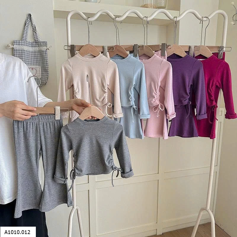 BỘ THUN DÀI TAY RÚT EO   Giá sỉ 135k