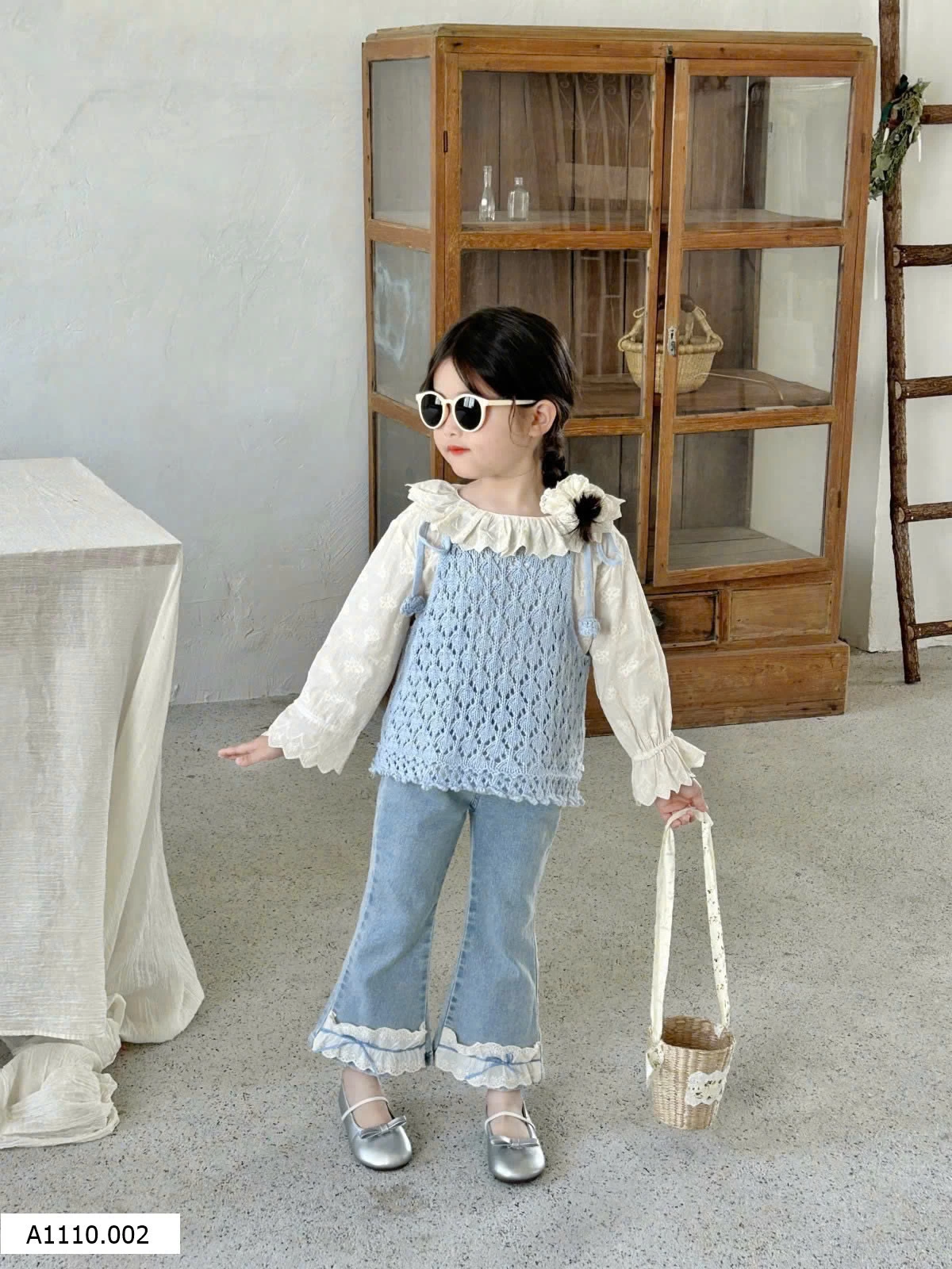 SET SƠ MI QUẦN JEANS LOE BÁNH BÈO   Giá sỉ GILE LEN: 136k  SƠ MI: 129k  QUẦN JEAN: 149k 