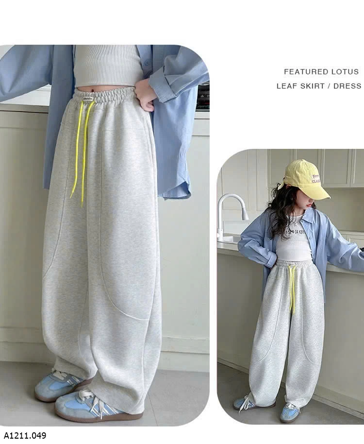 QUẦN NỈ BAGGY BÉ GÁI SZ ĐẠI Giá sỉ 190k