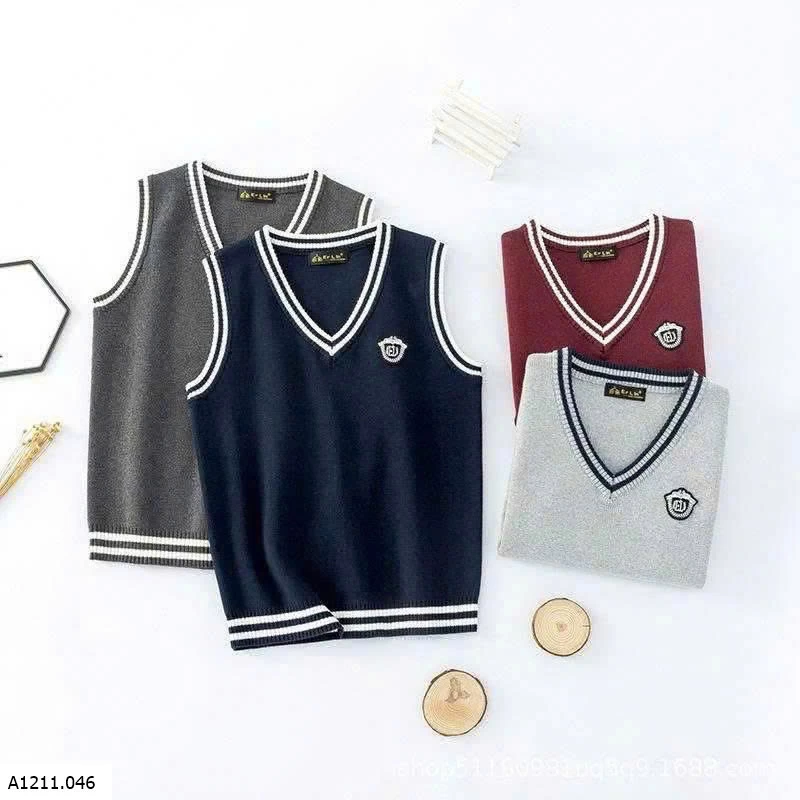 ÁO GILE LEN CHO BÉ SIZE ĐẠI Giá sỉ Sz 100-140 #129k -Sz 150-180#139k