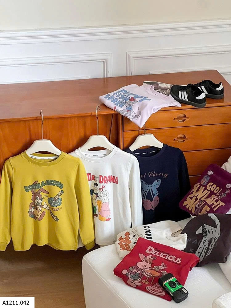 ÁO THUN DÀI TAY BG AMBB  Giá sỉ 90-150:  #95k/c  160: #105k/c  170:  #115k/c 