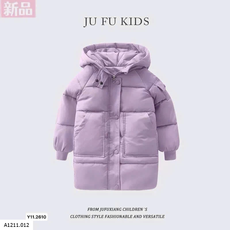 ÁOO KHOÁC PHÁO DÁNG DÀI CHO BÉ Giá sỉ 215k