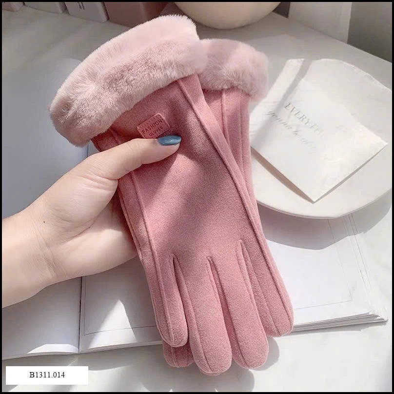 GĂNG TAY DA LỘN LÓT LÔNG Giá sỉ 35k/đôi