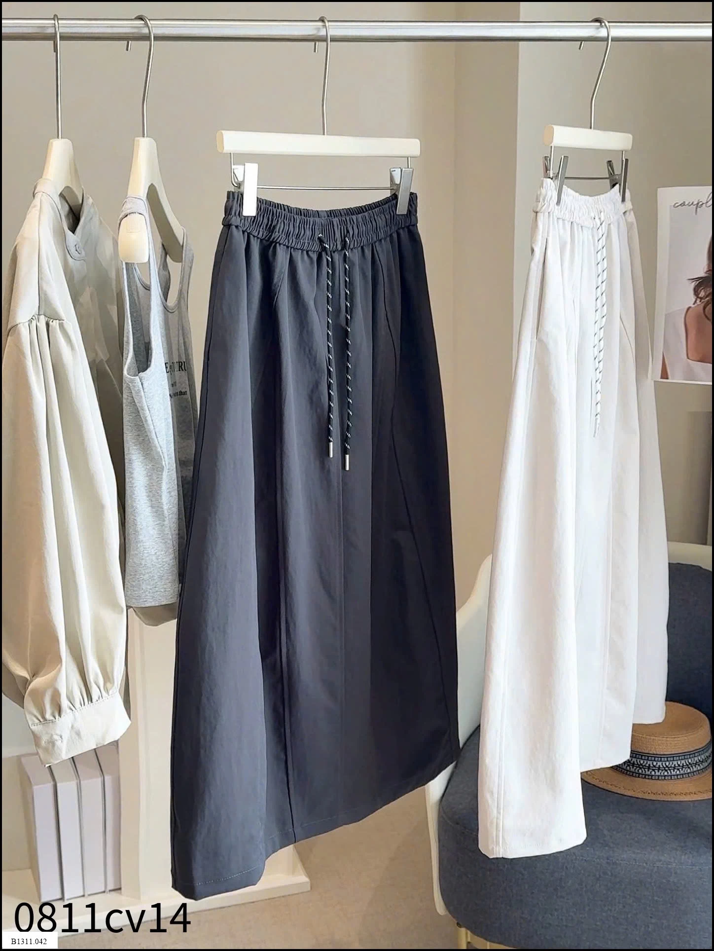 chân váy kaki lụa ANNA Giá sỉ 180k