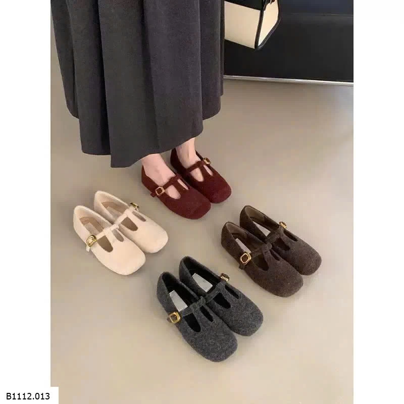 GIÀY MARY JANE PHỐI KHÓA VUÔNG THANH LỊCH  Giá sỉ 185k