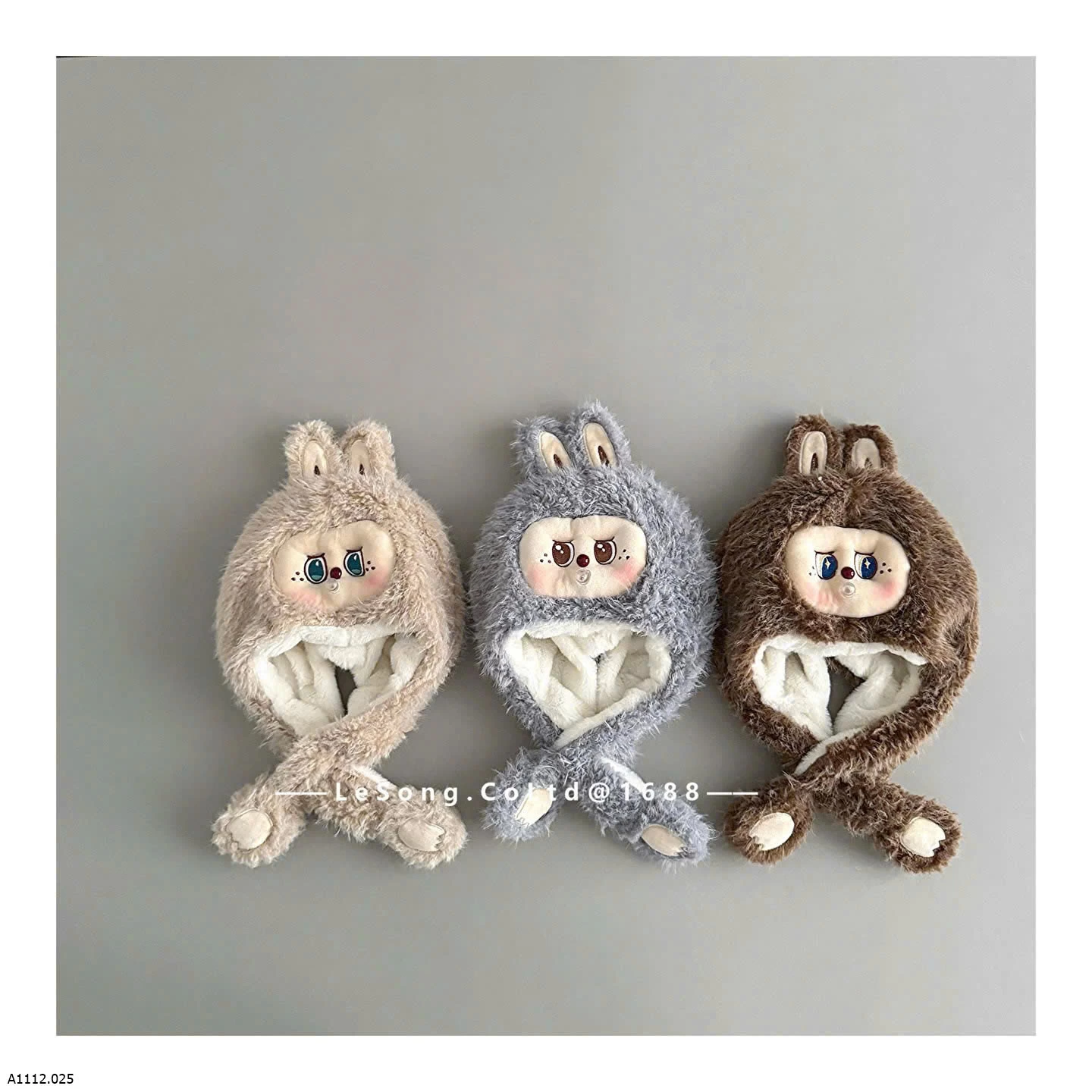 MŨ LÔNG CUTE CHO BÉ Giá sỉ 134k