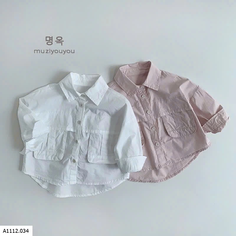 ÁO SƠ MI MUZIYOUYOU CHO BÉ Giá sỉ 161k