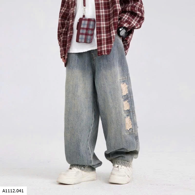 QUẦN JEAN RÁCH BÊN Giá sỉ 205k