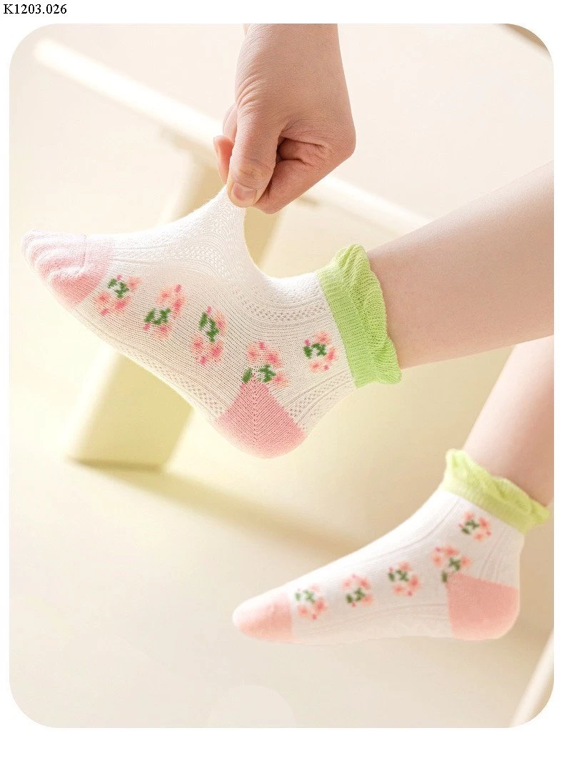 SET 5 ĐÔI TẤT CUTE  Sỉ 49k/set 5 đôi 