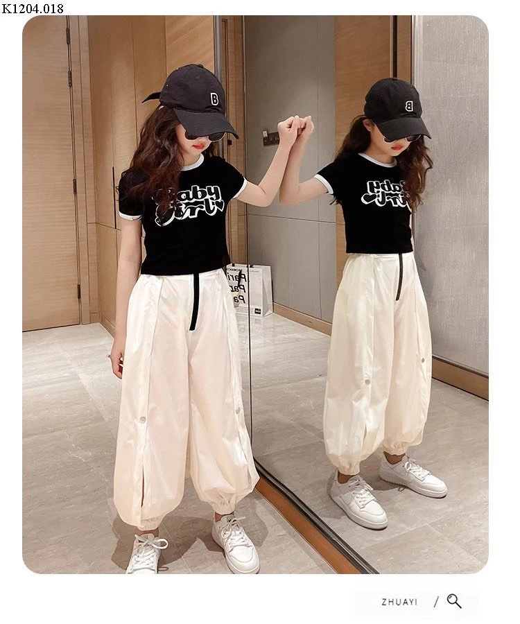 SET ÁO PHÔNG MIX QUẦN JOGGER Si 180k/1 sét em gom loại đẹp ạ 