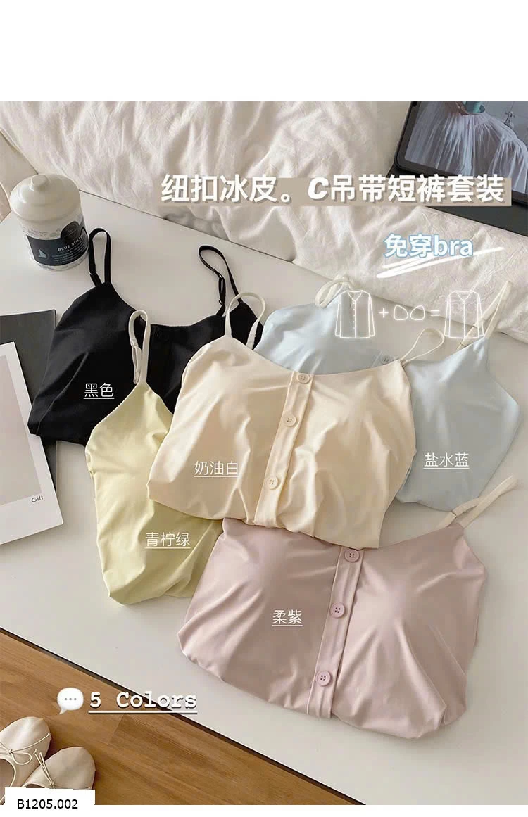 BỘ NGỦ 2 DÂY KÈM ĐỆM NGỰC  Sỉ 175k