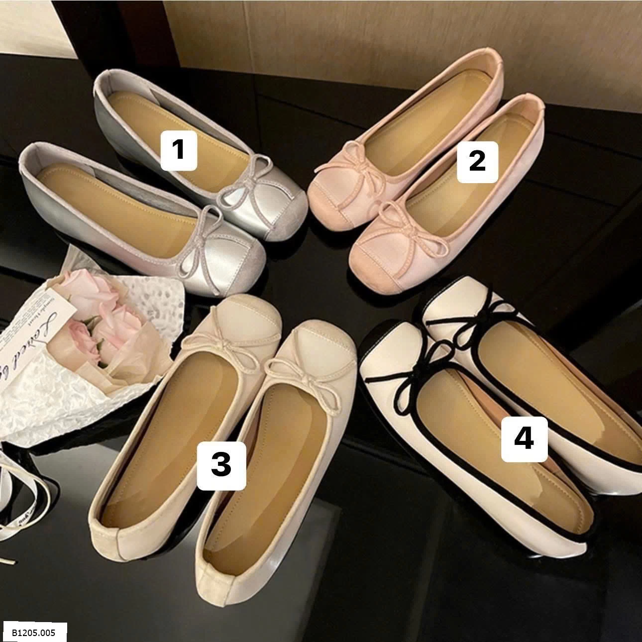 GIÀY BÚP BÊ NƠ Sỉ 120k