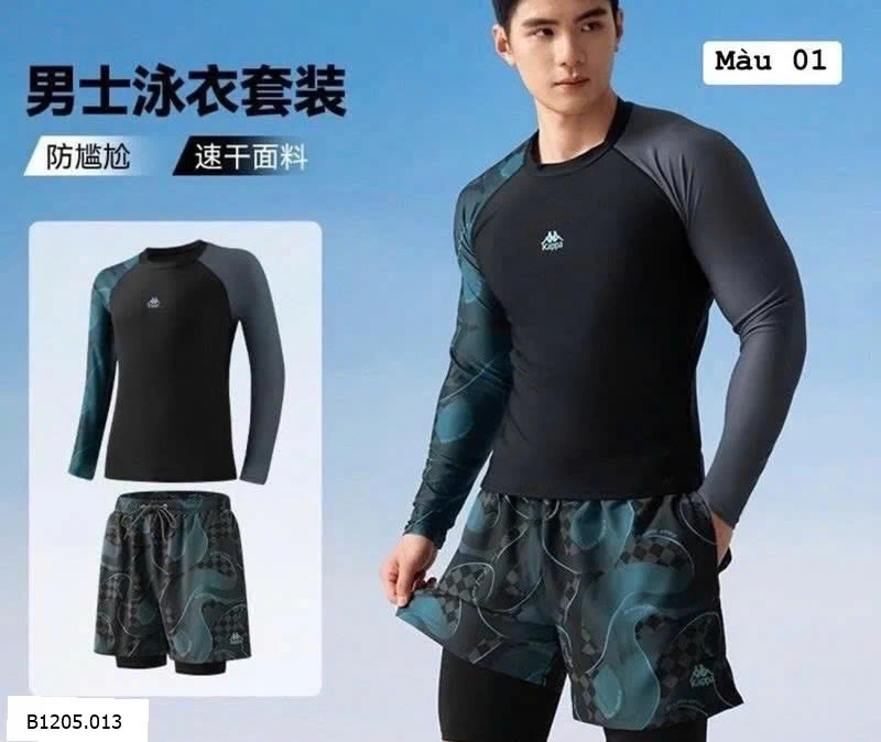 BỘ BƠI NAM DÀI TAY KAPA Sỉ 280k