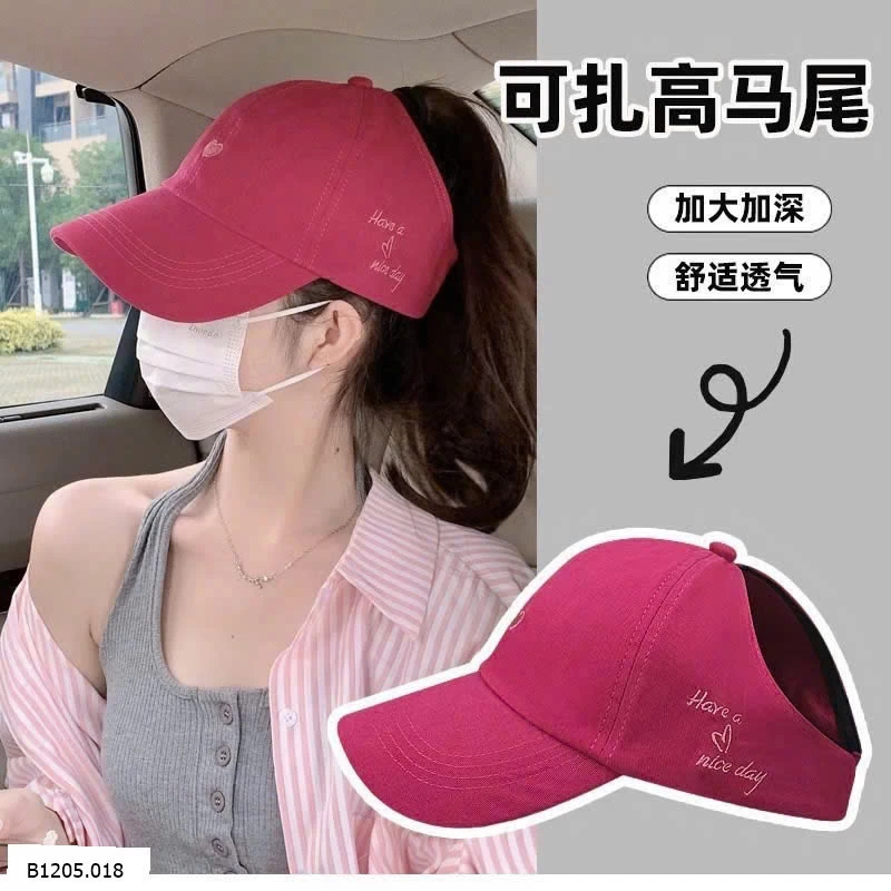 MŨ LƯỠI TRAI NỬA ĐẦU CHO NỮ    Sỉ 42k