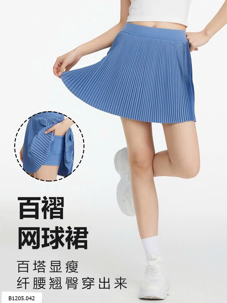   QUẦN VÁY TẬP THỂ THAO CHO NỮ   Sỉ 162k
