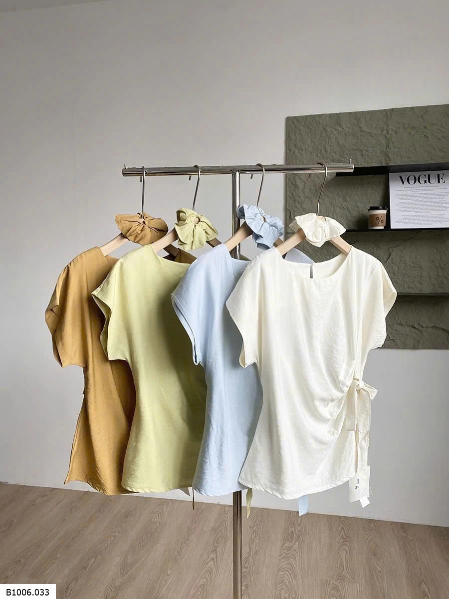  ÁO KIỂU NHÚN EO    Sỉ 110k