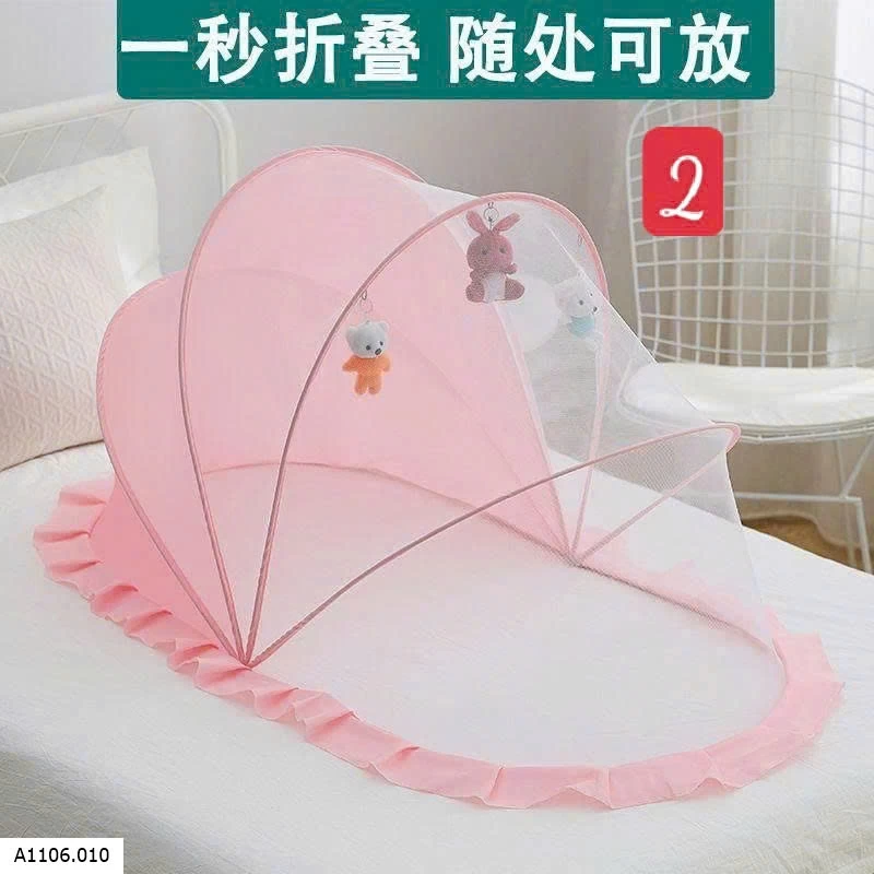 MÀN CHỐNG MUỖI GẤP GỌN CHO BÉ Sỉ 76k