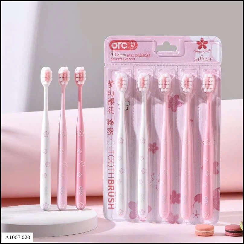  SET 5 BÀN CHẢI LÔNG MỀM     Sỉ giá 40k/ set 5c