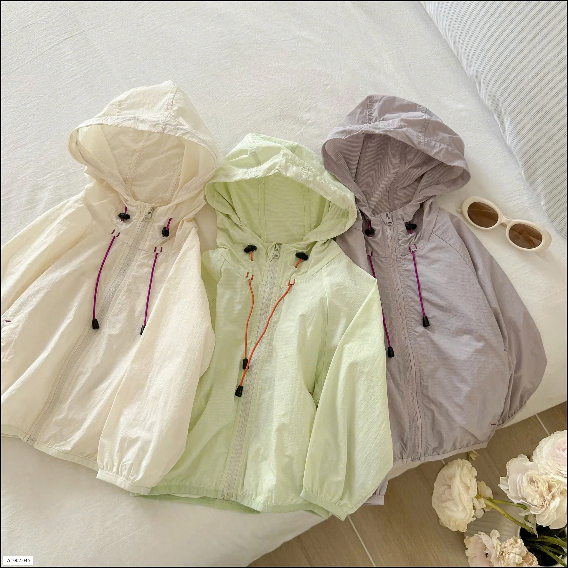 ÁO KHOÁC MỎNG CHỐNG NẮNG NINGLI Sỉ giá 158k