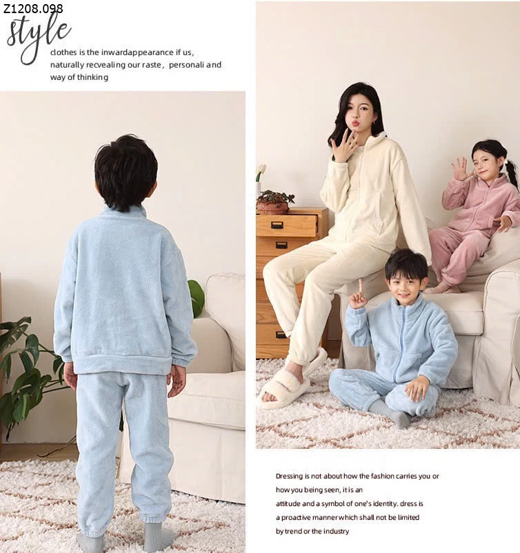 BỘ MAMDAD KIDS THU ĐÔNG Si Sz 110 đến 150: 195kkk/bộ  Sz 160 đến 180: 235kkk/bộ