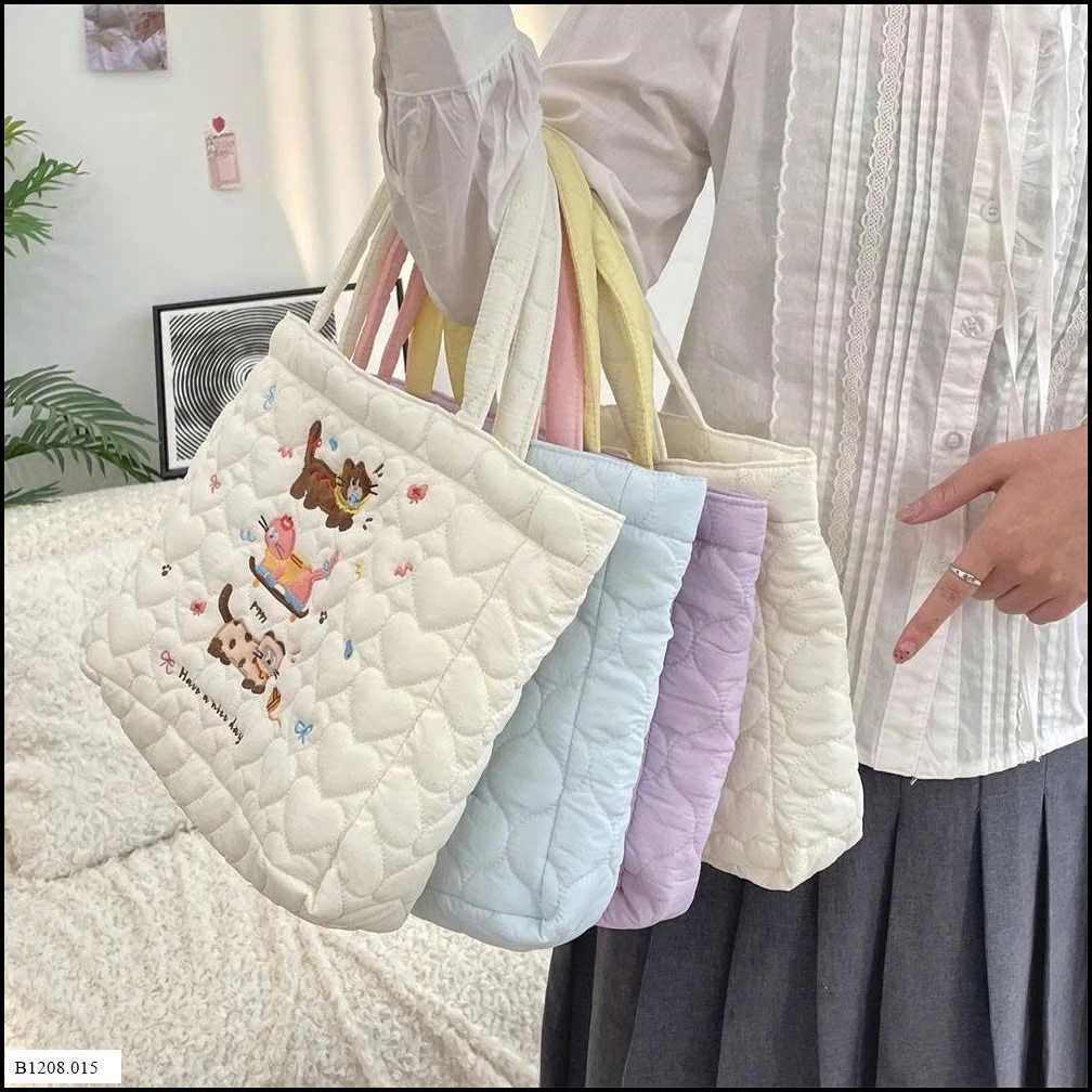 TÚI TOTE THÊU CUTE CHO NỮ   Giá sỉ 78k