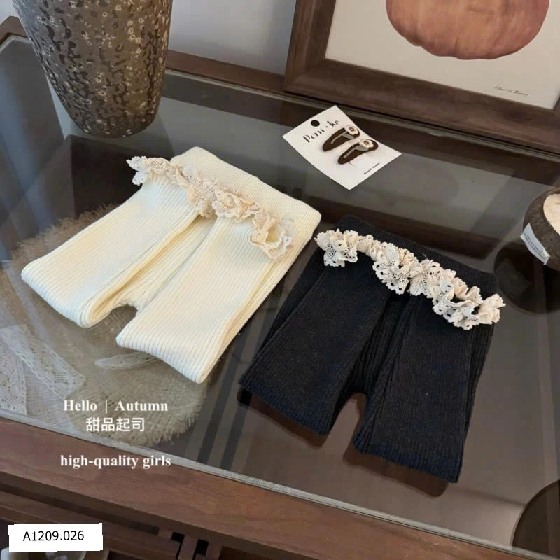 QUẦN LEGGING GẤU REN BG   Giá sỉ 120k