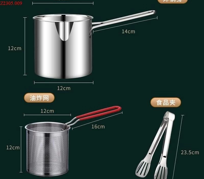 BỘ NỒI CHIÊN LỌC DẦU 3IN1  Sỉ 82k