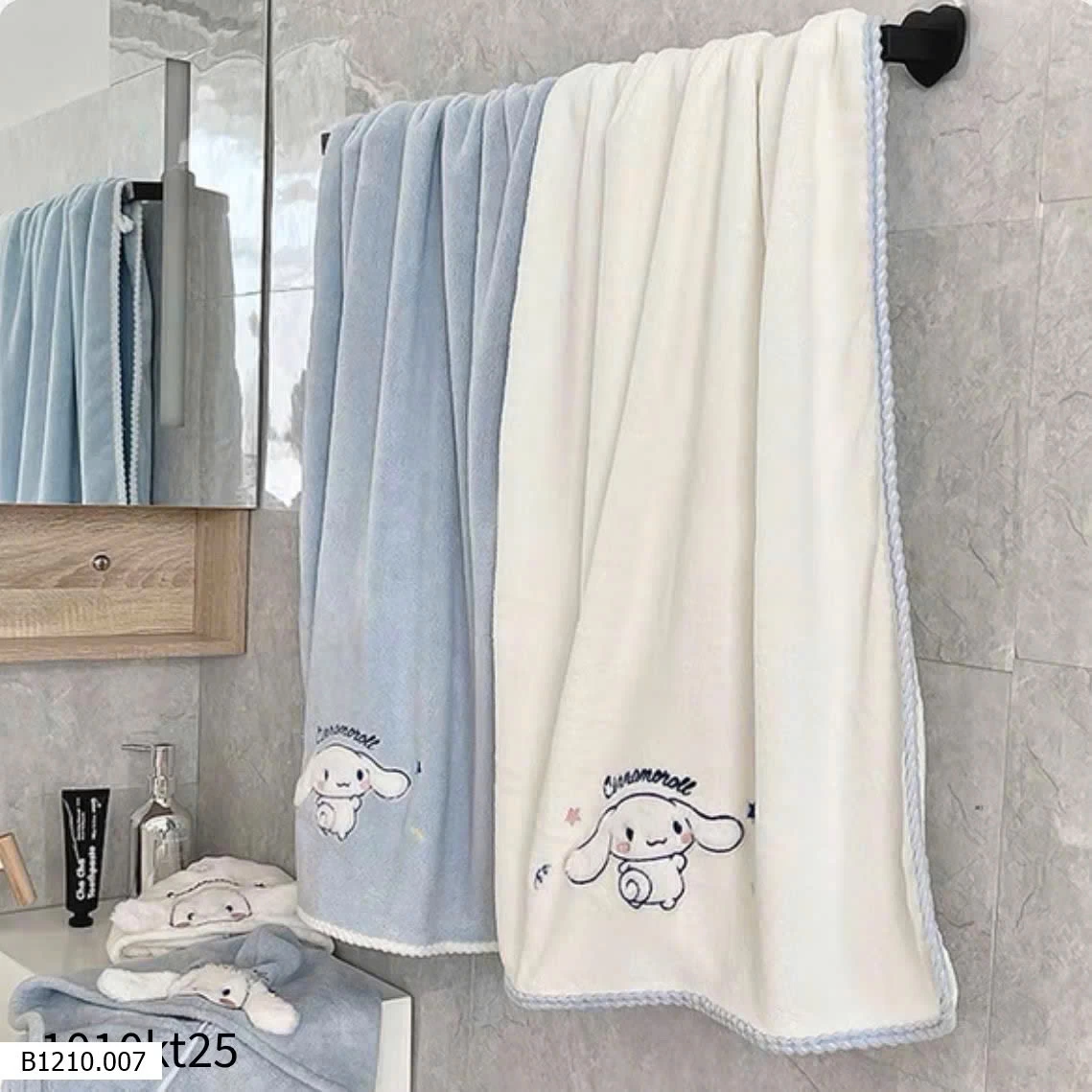 Combo 2 khăn hình Cinnamoroll    Giá sỉ 85k/set 2c 